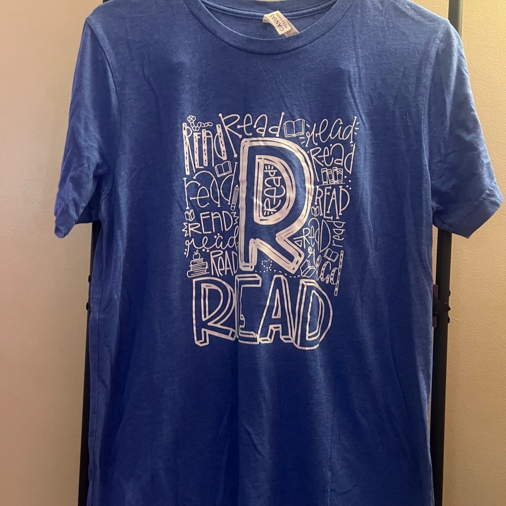 Bella Canvas Blue Graphic Tee